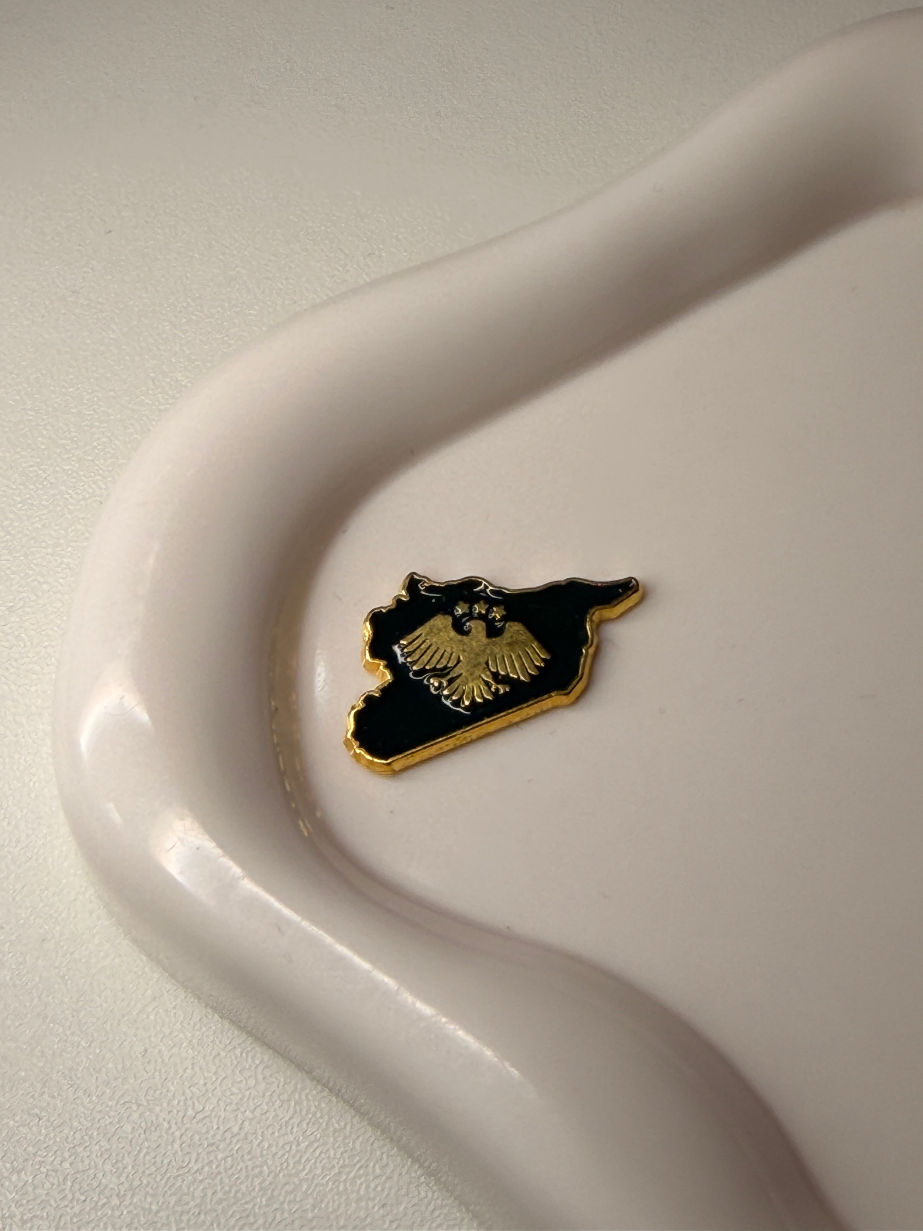 Syria Map Metal Sticker