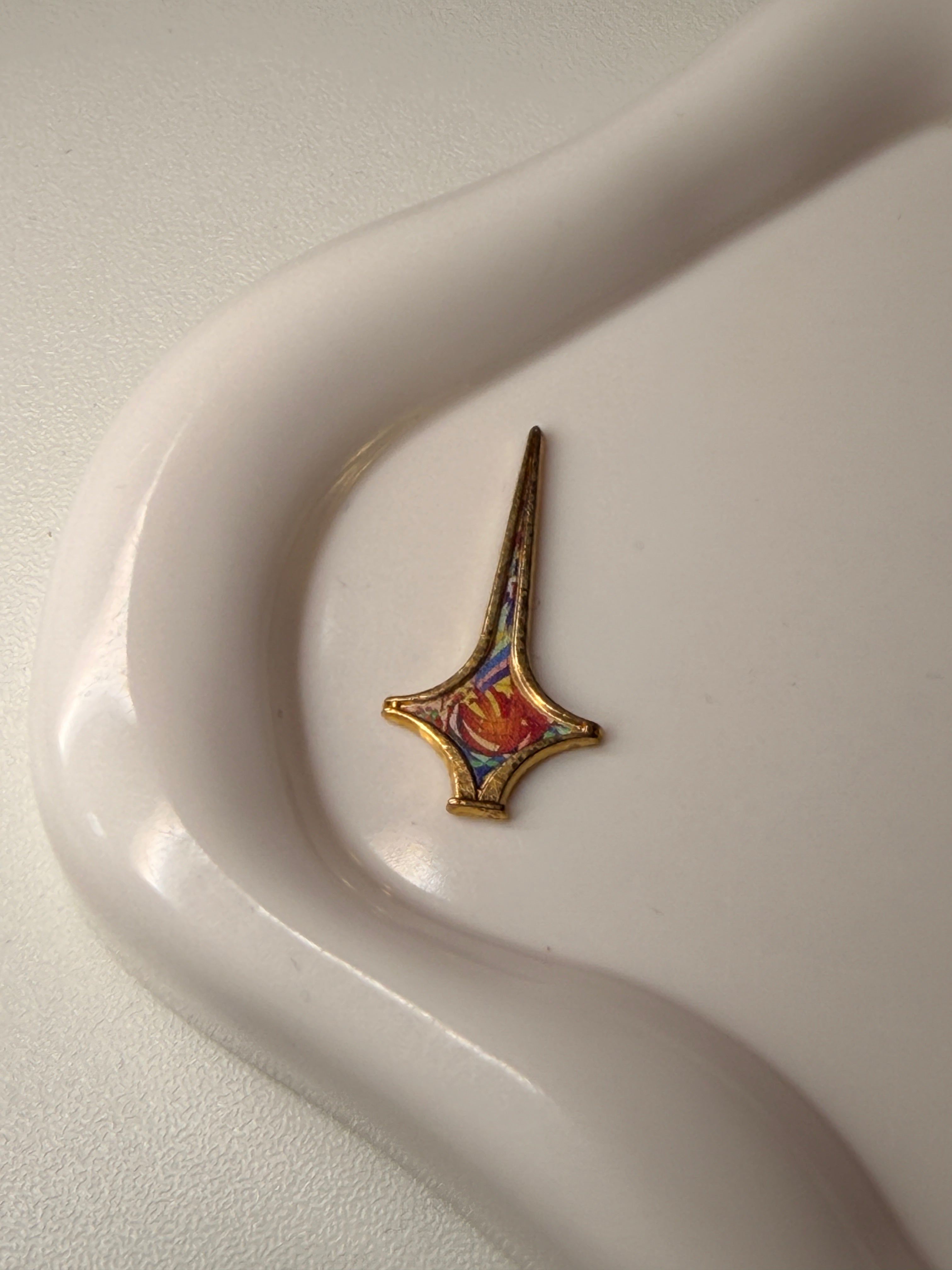Damascene sword Metal Sticker