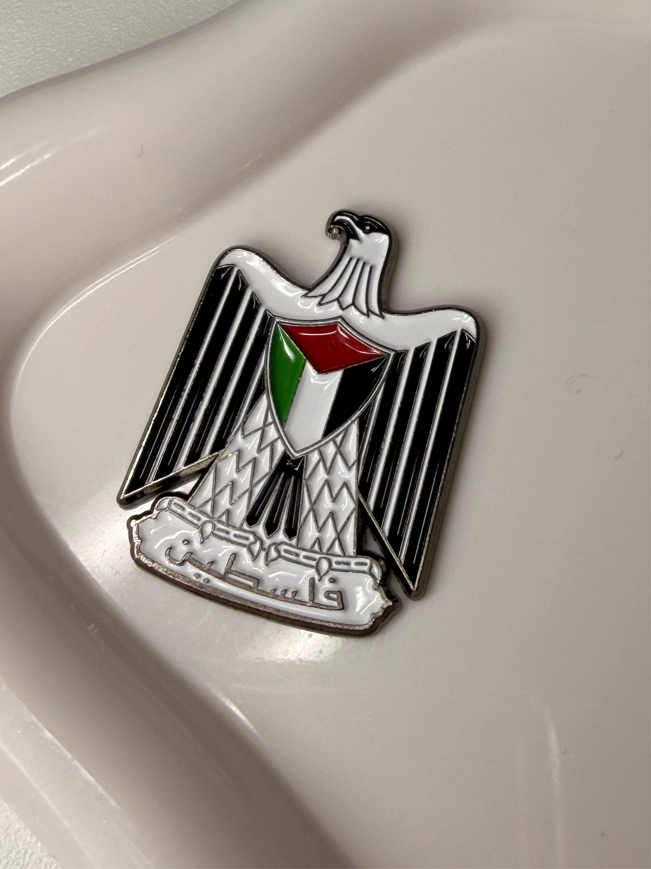 Palestine coat of arms Metal Sticker