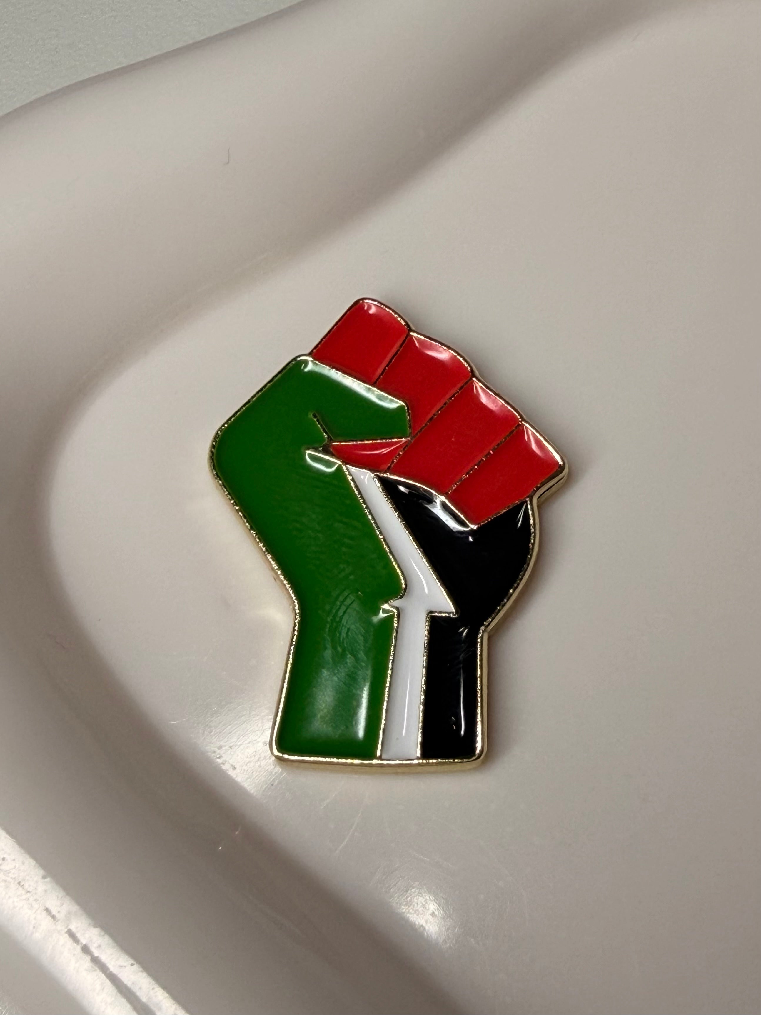 Palestine Fist Metal Sticker