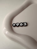 +963 Metal Sticker