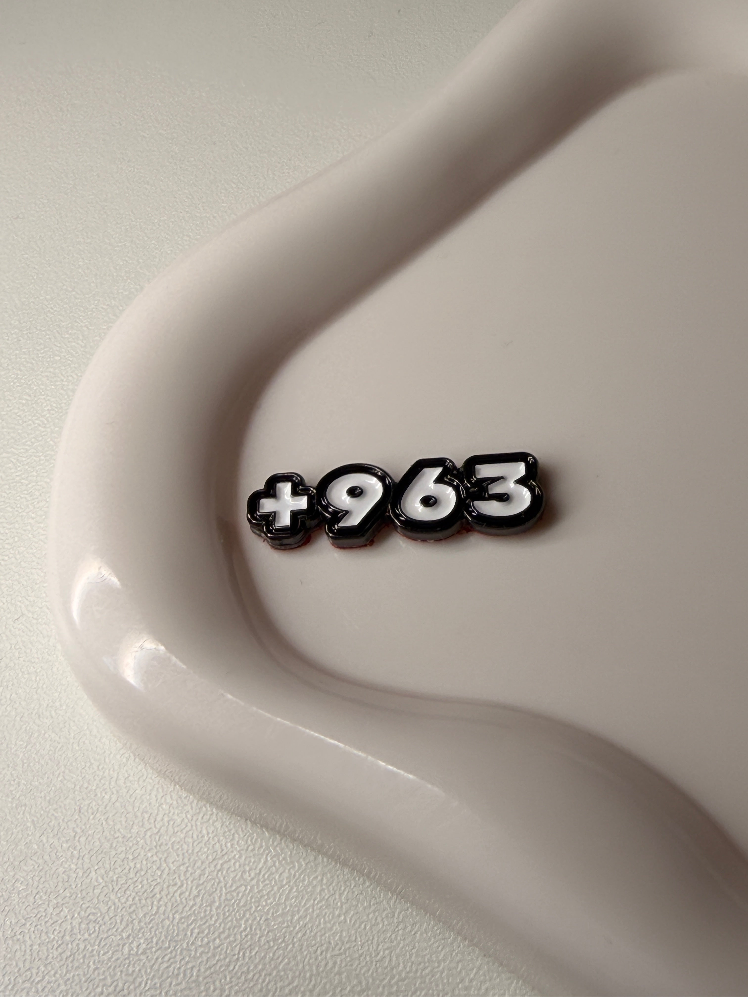 +963 Metal Sticker