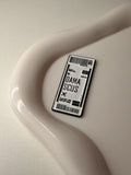 DAMASCUS Flight Ticket Metal Sticker