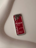 Red Bull Peach Edition Metal Sticker (Red)