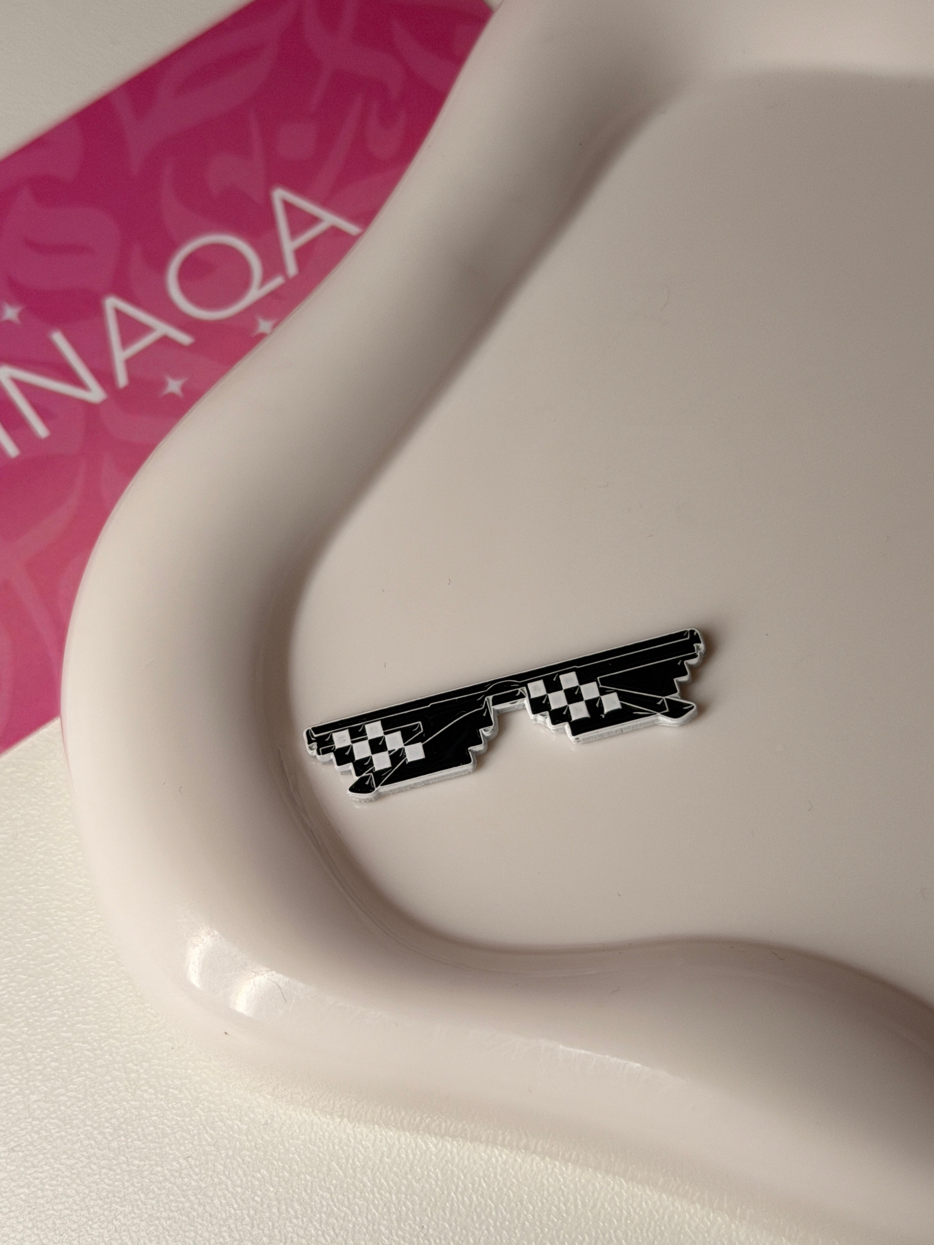 Glasses Metal Sticker