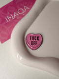 “F*ck off” Metal Sticker