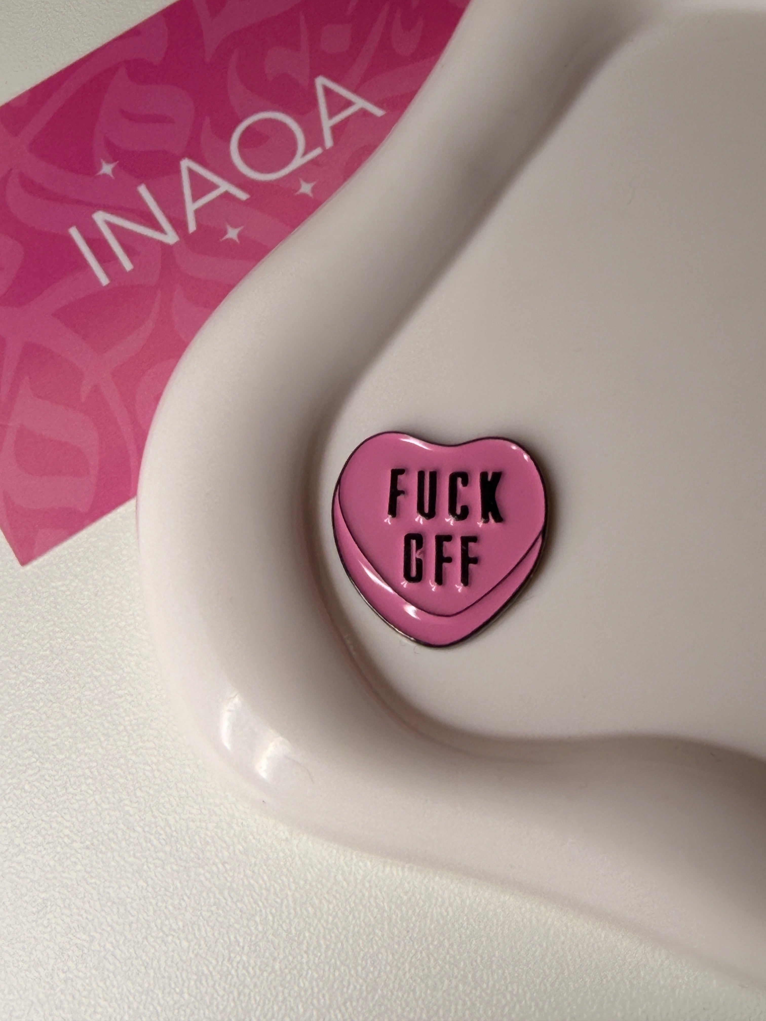 “F*ck off” Metal Sticker