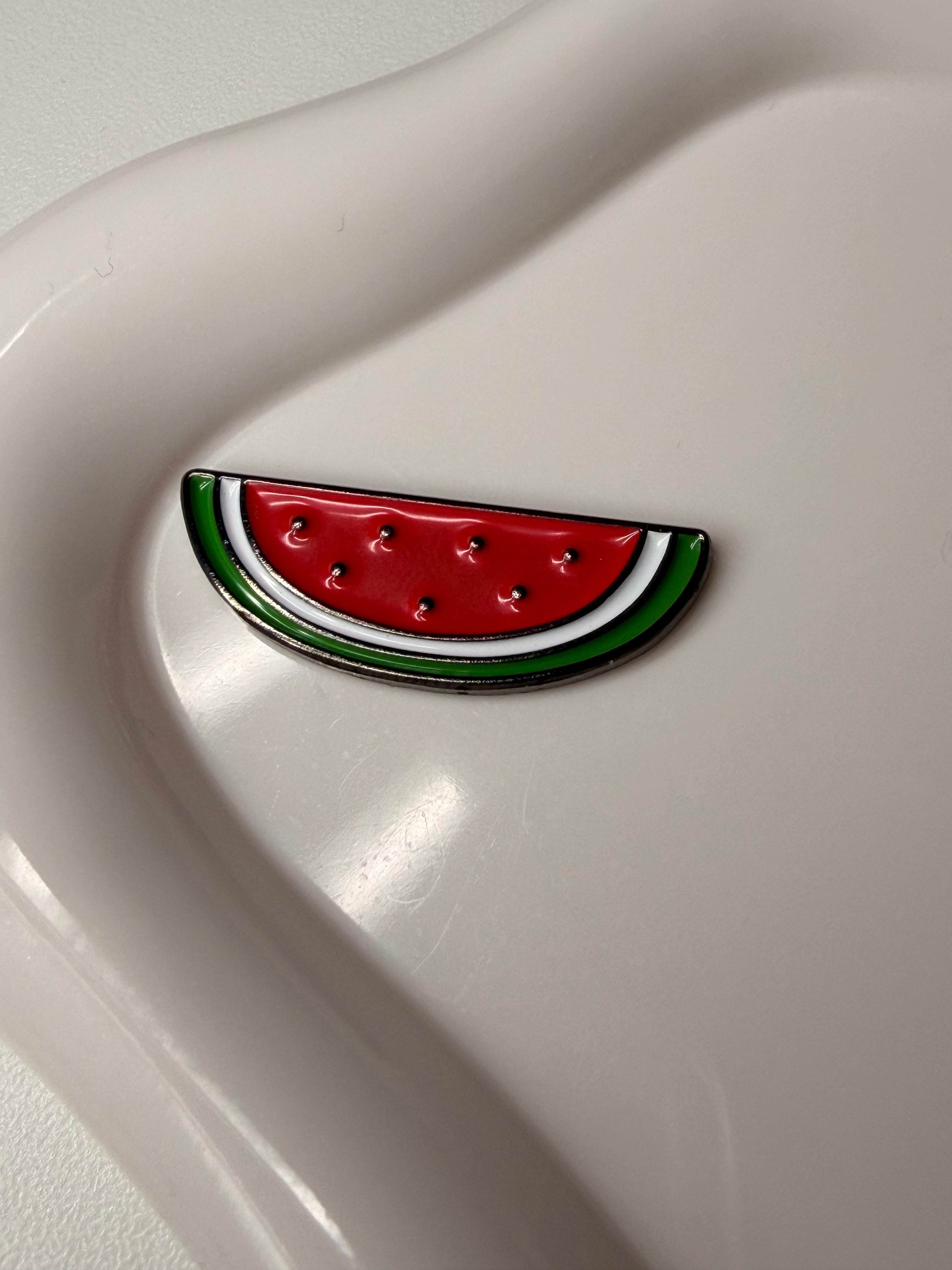 Watermelon Slice Metal Sticker