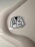 Lab coat Metal Sticker