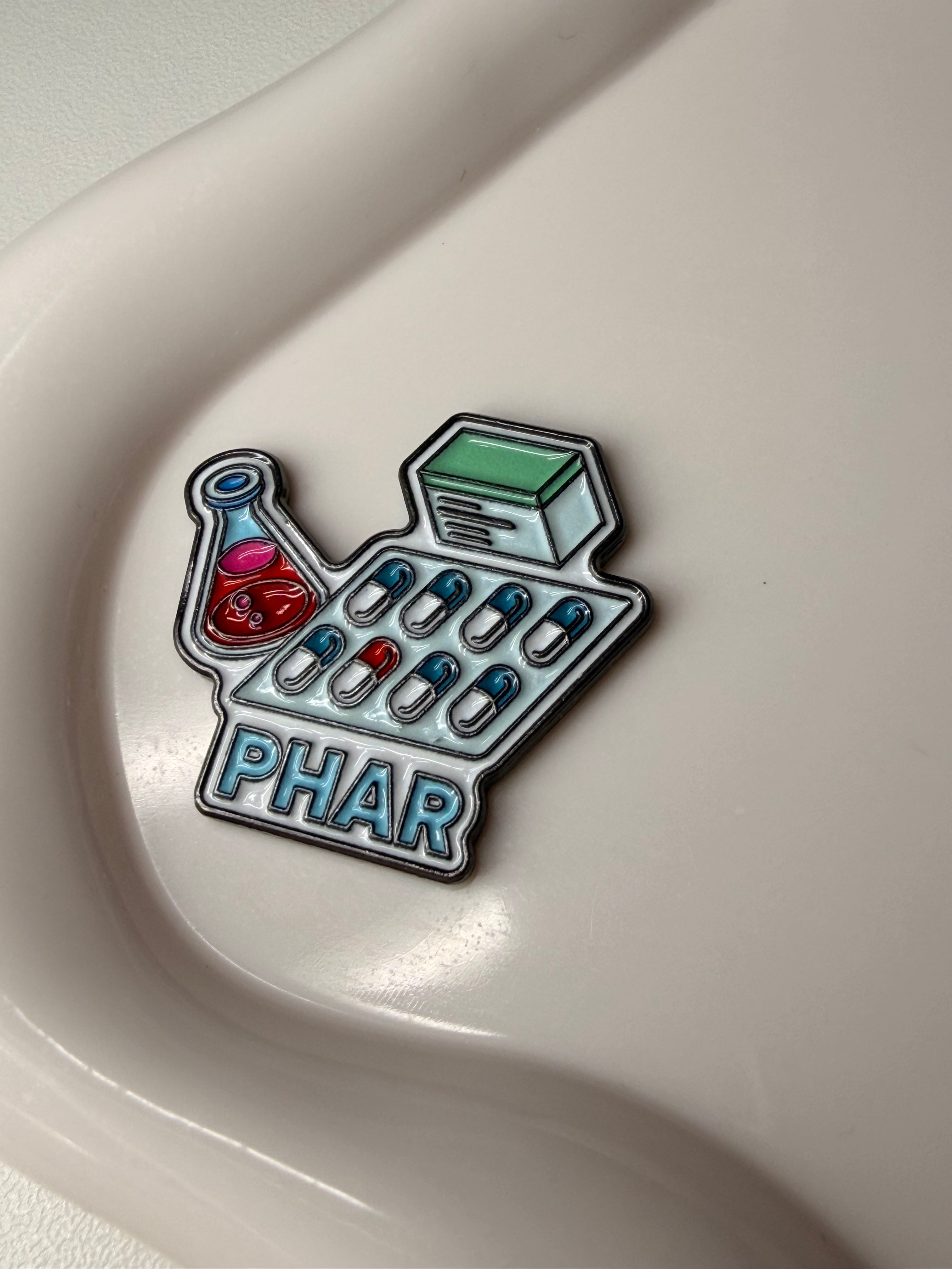 Pharmacist Metal Sticker