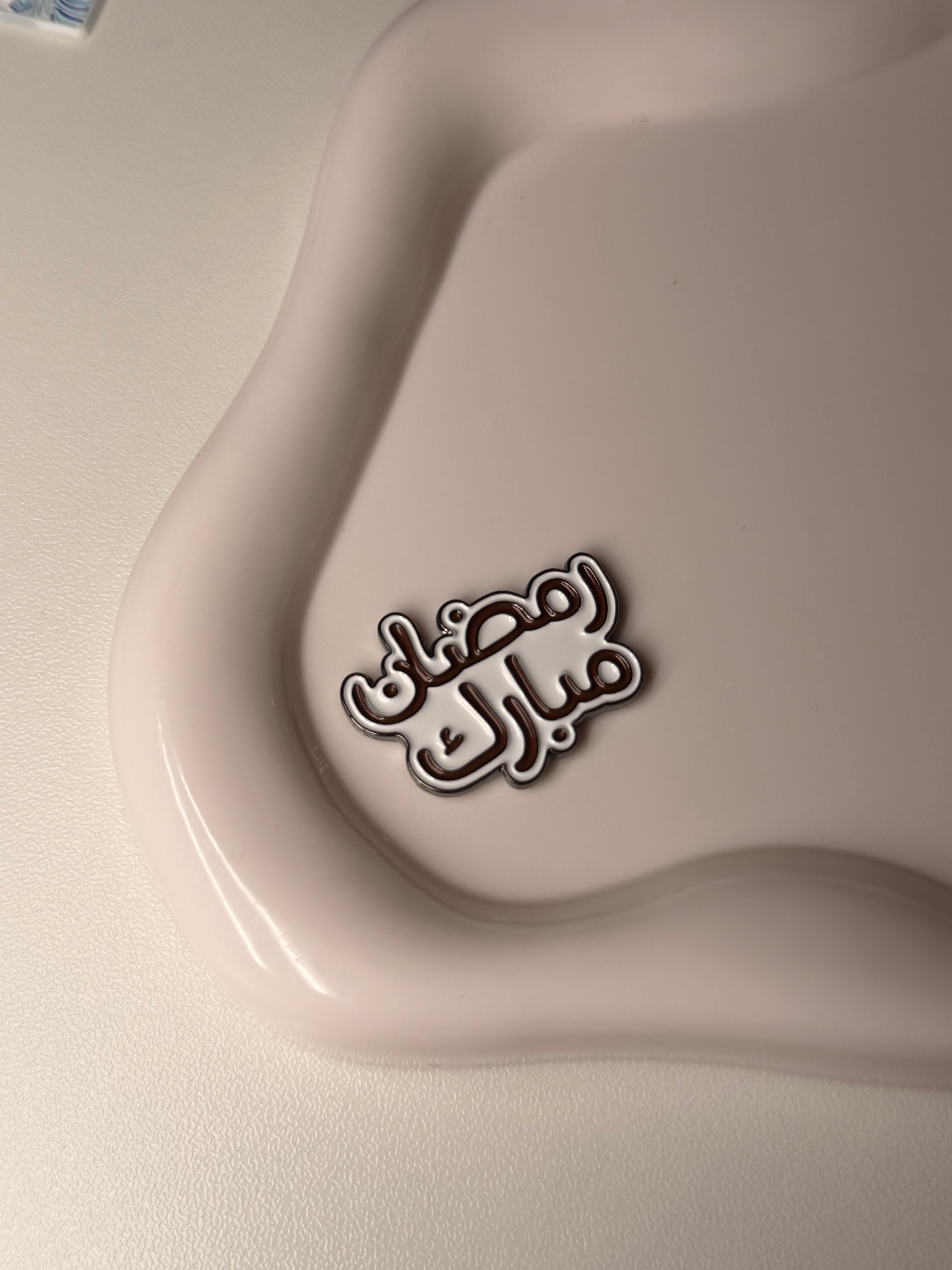 “Ramadan Mubarak”🌙 metal sticker