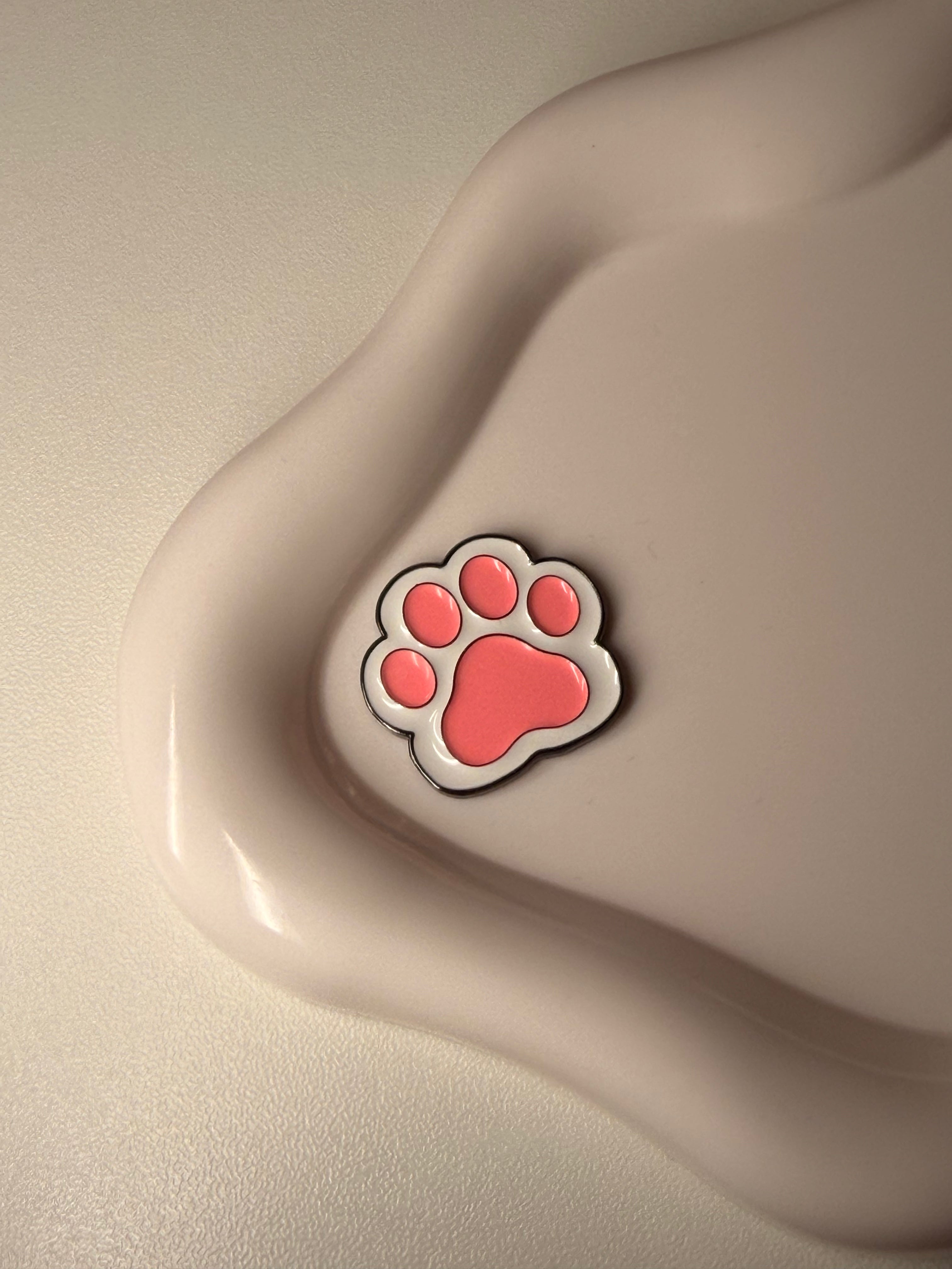 Cat Paw 🐾 Metal Sticker