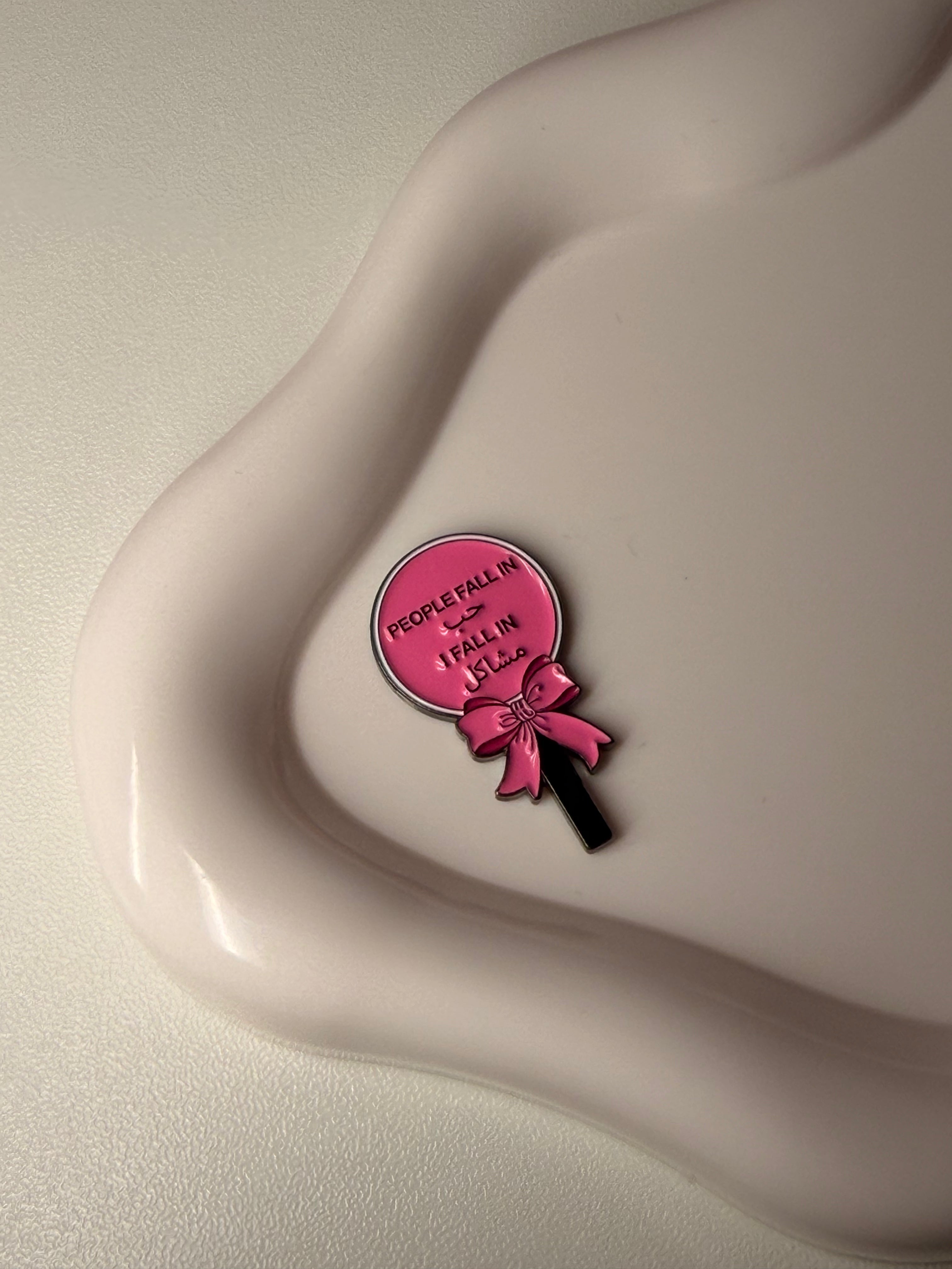 “People fall in love I fall in problems” Metal Sticker