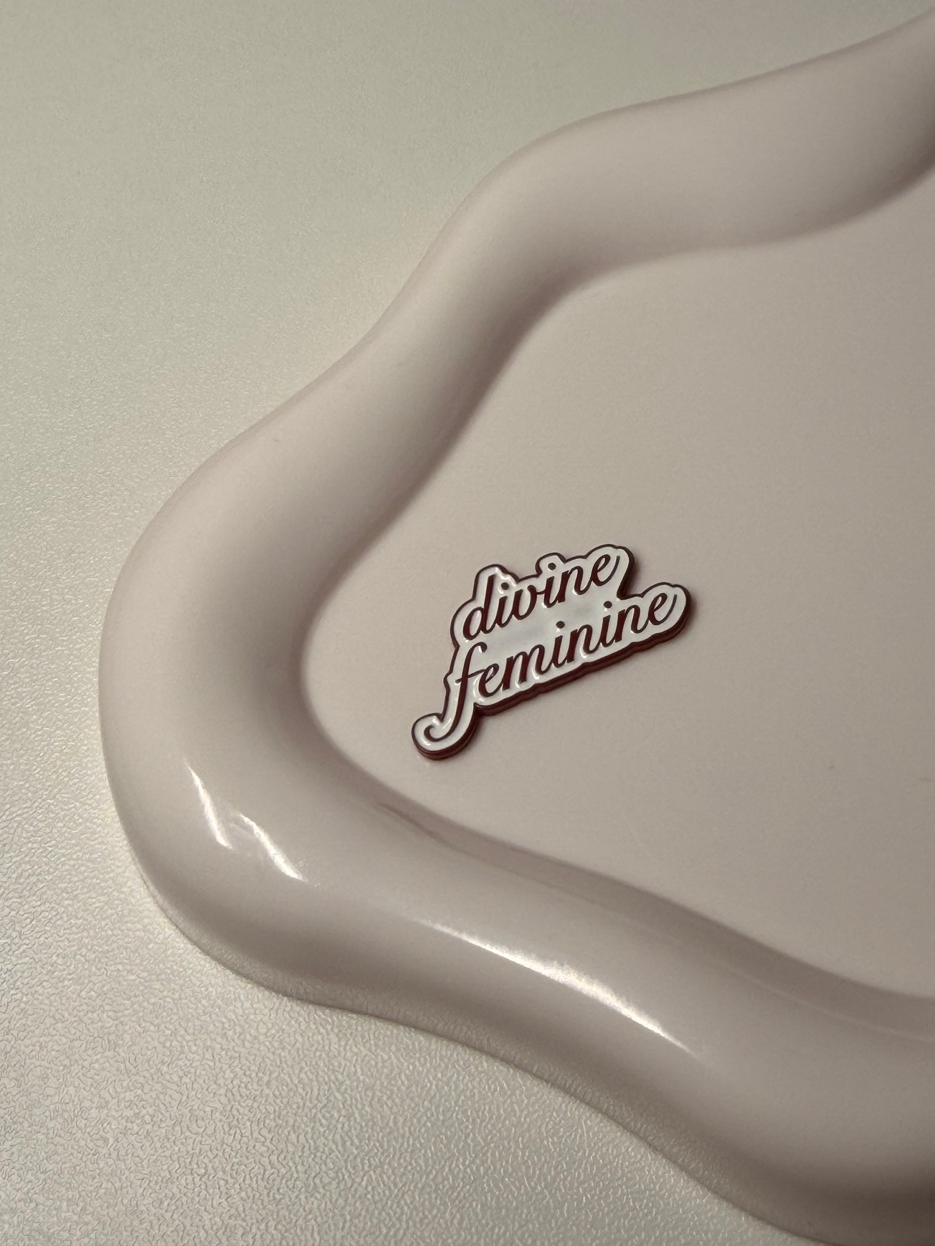 “Divine feminine” Metal Sticker